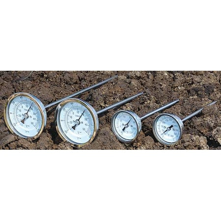 Bimetal Thermom, 2 In Dial, -20 to 120F, Accuracy: +/-1%