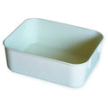 Stack & Nest Storage Container, 0.2 gal, 6-1/8 in L x 4-7/8 in W x 2-1/8 in H, White
