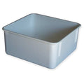Stack & Nest Storage Container, 0.7 gal, 9-3/4 in L x 9-1/4 in W x 2-1/8 in H, White