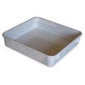 Stack & Nest Storage Container, 1.4 gal, 9-3/4 in L x 9-1/4 in W x 4-1/2 in H, White