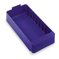 Drawer Storage Bin, High Impact Polystyrene, Blue, 2 1/8 in H, 5 9/16 in W, 11 5/8 in L