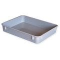 Stack & Nest Storage Container, 0.9 gal, 12-3/8 in L x 9-3/4 in W x 2-1/8 in H, Gray