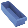 Drawer Storage Bin, High Impact Polystyrene, Blue, 4 5/8 in H, 5 9/16 in W, 17 5/8 in L