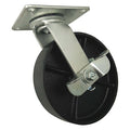 Swivl Plate Castr, Cast Iron, 8 in, 1200 lb