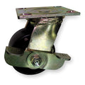 Swivel Plate Caster, Steel, 8 in., 1200 lb.