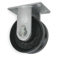 V-Groove Rgd Cstr, Cst Irn, 8 in., 2000 lb.