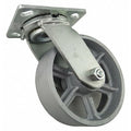 Swivel Plat Castr, Cast Iron, 6 in, 1200 lb
