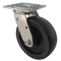 Swivel Plate Caster, Glass Nylon, 4 in, 800 lb.