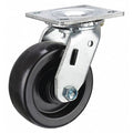 Swivel Plate Caster, Glass Nylon, 8 in, 1250 lb