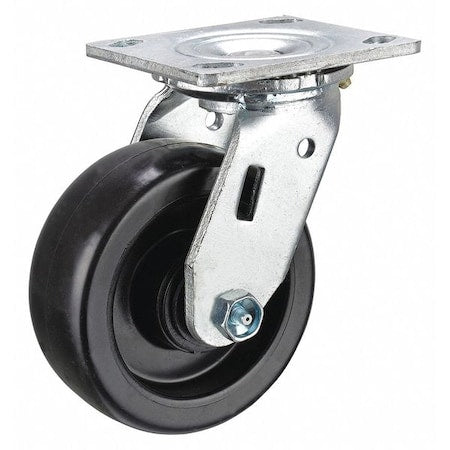 Swivel Plat Cstr, Glass Nyln, 5 in, 1000 lb