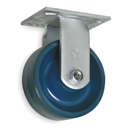 Rigid Plate Caster, Poly, 8 in., 1200 lb., B
