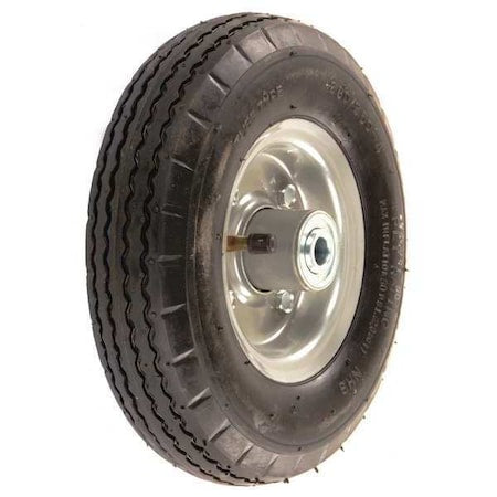Pneumatic Wheel, 8 In, 295 lb