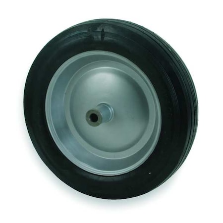 Semi-Pneumatic Wheel, 16"dia, 450lb, 16x4