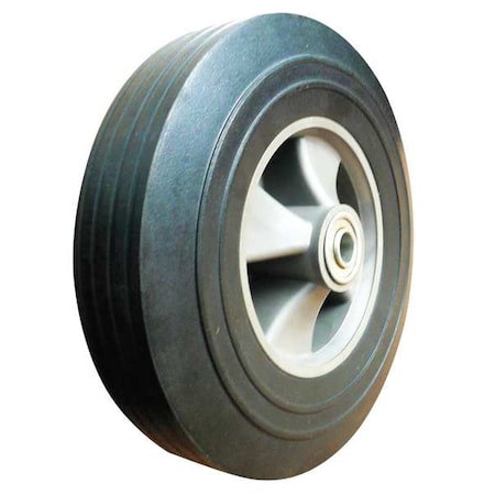 Solid Rubber Wheel, 10 in., 450 lb., Offset