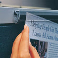 Display Rail 72"W x 1-1/2"H, Clear, PK2