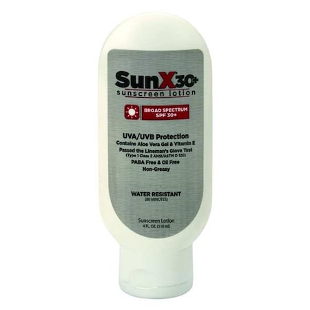 Sunscreen Lotion, Bottle, 4 oz.