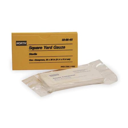 Gauze Pad, Sterile, White, Gauze, Unitized