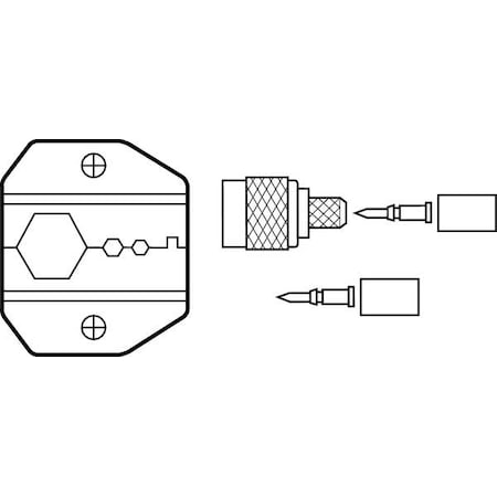 Replacement Die, For RG8/11, RG213, RG216