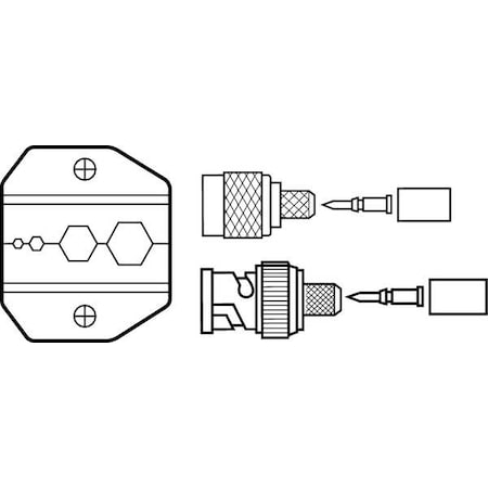 Crimping Die, Connector Type Hex Crimp
