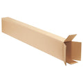 8 in x 4 in x 52 in Shipping Box, Kraft, Corrugate, Single Wall, 32 ECT