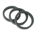1-1/4" Dia, Rubber, Gray/Rubber, Washer