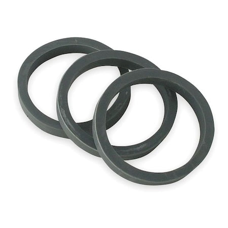 1-1/4" Dia, Rubber, Gray/Rubber, Washer