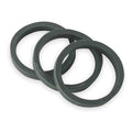 1-1/2" Dia, Rubber, Black/Rubber, Kitchen, Tailpiece, Washer