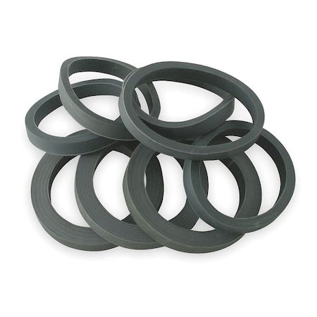 1 to 1-3/8 Dia, Rubber, Gray/Rubber, Rubber Washer Assortment
