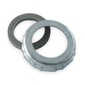 1-1/4" to 1-1/2" Dia, Zinc, Zinc, Slip-Nut And Washer