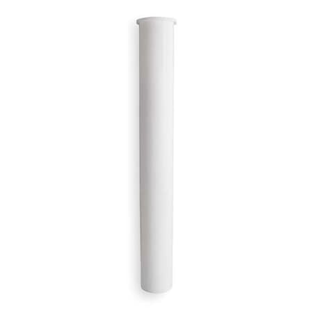 1-1/2 Dia, Polypropylene, White/Plastic, Kitchen, Tailpiece