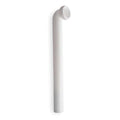 1-1/2 Dia, Polypropylene, White/Plastic, Kitchen, Waste Arm
