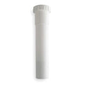 1-1/2 Dia, Polypropylene, White/Plastic, Kitchen, Extension