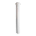 1-1/4 Dia, Polypropylene, White/Plastic, Lavatory, Extension