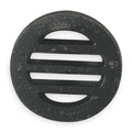 Grid, Black, Round, 3 in Dia