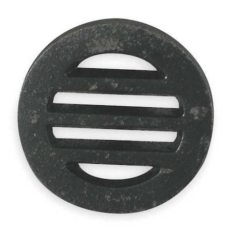 Grid, Black, Round, 3 in Dia