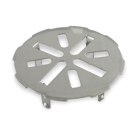 Drain cover Grid, stainless steel, 5", Spring Like Prongs