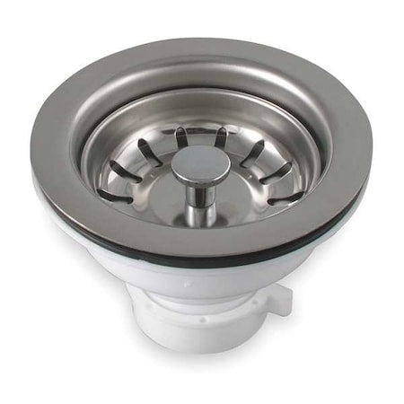 Sink Strainer, Pipe Dia 3 1/2 To 4 In
