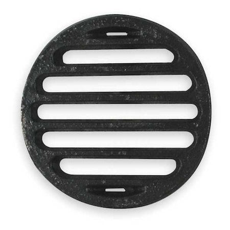 Grid, Black, Round, 3-7/8 in Dia