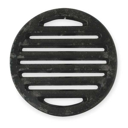 Shower Drain Grid, Pipe Dia 5 In, CI