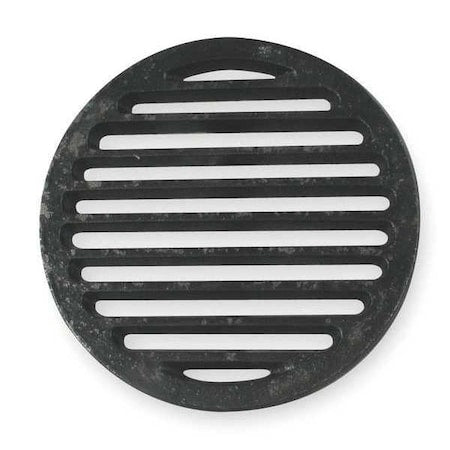 Grid, Black, Round, 5-7/8 in Dia