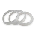 Assorted Dia, Polyethylene, White/Plastic, Washer