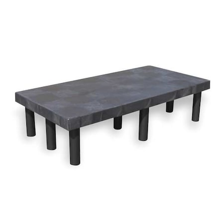 Dunnage Rack, 900 lb., HDPE, 48 W x 24 D