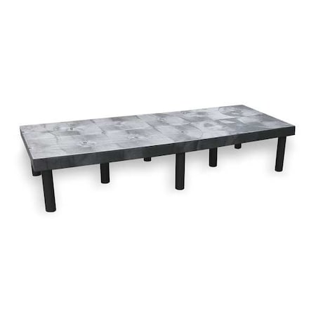 Dunnage Rack, 1500 lb., HDPE, 66 W x 24 D