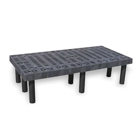 Dunnage Rack, 700 lb., HDPE, 48 W x 24 D