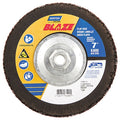 Arbor Mount Flap Disc, 7in, 40, Coarse