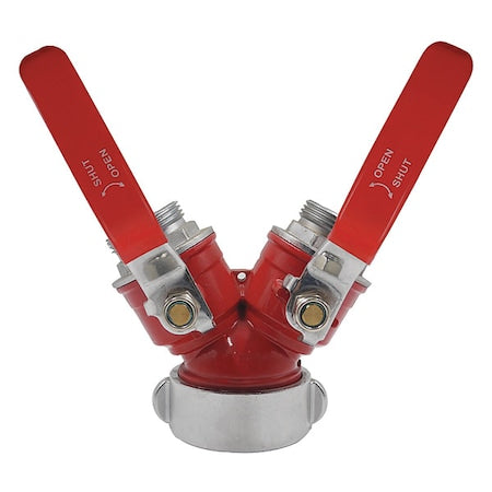 Ball Valve, 3 Way, Fire Hose Connection