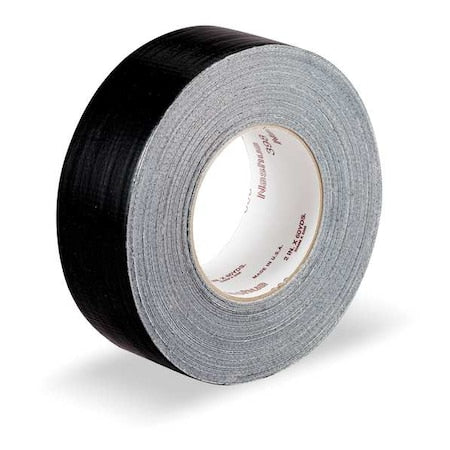 Duct Tape, Black, 60 yd L, 1-7/8 in W