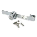 Chrome Keyed Alike Sliding Showcase Lock