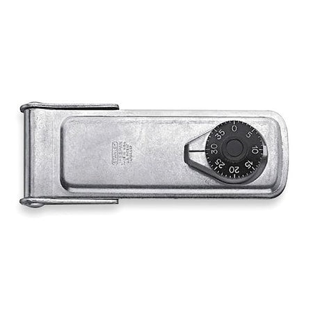 Latching Combination Lock Hasp, 6 In. L
