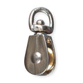 Swivel Eye Pulley, Chrome